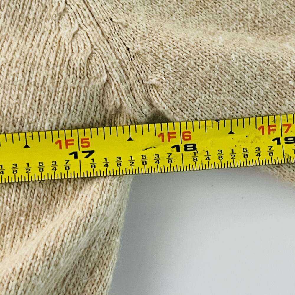 Banana Republic Beige Blend Button Front Crew Neck Cardigan Size L - Picture 7 of 8